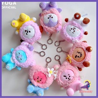 ✨熱銷✨韓國BT21 官方同款 櫻花系列 毛絨玩偶 公仔 可愛卡通BTS包掛飾禮物 BT21娃娃