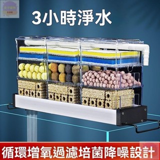 🔥臺灣熱賣🔥魚缸過濾盒 魚池過濾箱 魚缸上部過濾器 水族箱過濾器 滴流盒魚缸過濾器上濾水族箱外掛式迴圈係統凈水盒增