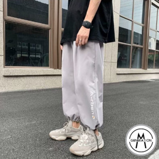 【m世代】m~8xl 休閒褲男運動褲 休閒褲 縮口褲 韓版休閒縮口長褲 寬鬆休閒褲 長褲男 休閒潮流 apb33