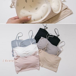 現貨-柔膚立體杯~加大OK~罩杯背心 bra top 小可愛(5色)【390064】無鋼圈內衣