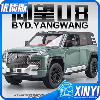 諮詢購買 仰望U8車模閤金汽車玩具越野車模型車模擬豪華收藏擺件兒童禮物兒 汽車模型 擺飾 模擬模型車 gtr模型車