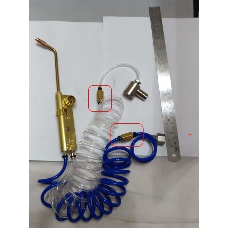 🚀臺灣發貨⚡燒焊焊接配件輕便型瓦斯氧氣焊接工具空調冰箱製冷維修工具銅管焊接金屬焊接類似乙炔氧氣焊接不含氣瓶和調壓閥