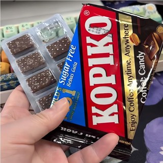 新北出貨♥印尼進口KOPIKO可比可無蔗糖咖啡硬糖板糖休閑糖果零食袋裝32g
