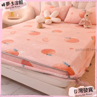 臺灣發出·高品質卡通雪花絨印花床包 加厚法蘭絨床單 床罩 雙人 床包 特大床包 法蘭絨枕頭套