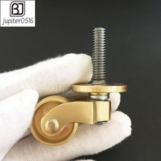 熱賣純銅腳輪沙發桌椅傢俱腳輪靜音轉向輪1寸萬向輪子m8絲牙滾輪