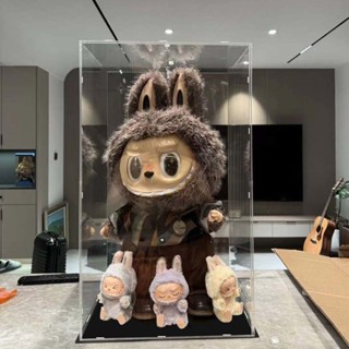 適用POPMART泡泡瑪特 labubu i found you搪膠公仔 亞剋力展示盒 TI6F