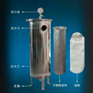 【訂金價格/聊聊諮詢全款價格】🥀🧝🏻精品# 不銹鋼過濾器井水泥沙循環水過濾 工業雜質袋式過濾網304不銹鋼~瑤瑤