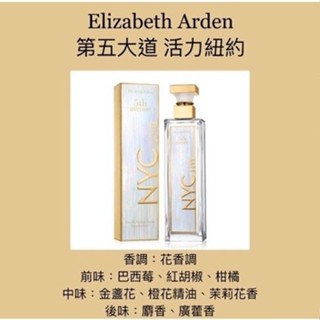 🎁Elizabeth Arden 雅頓 第五大道 活力紐約女性淡香水🎁愛專區 1ML 3ML 好評價限量熱銷中👉