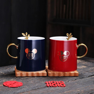 情侶對杯 陶瓷咖啡杯組 質感馬克杯 結婚禮物送新人 送閨蜜禮盒裝 實用創意伴手禮 好事發生套裝 咖啡杯組禮盒