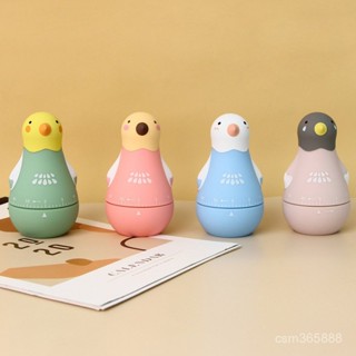 廚房用具 小鸚鵡機械計時器卡通可愛兒童學生學習時間管理器廚房定時提醒器 計時器 廚房計時器 料理計時器 時間計時器 NJ