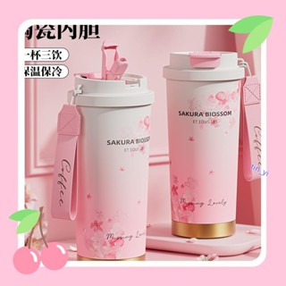 熱賣✨316不鏽鋼保溫瓶 陶瓷內膽保溫瓶 陶瓷保溫瓶保溫杯 保溫咖啡杯 咖啡隨行杯 陶瓷咖啡杯 手提車載便攜隨行隨身好看