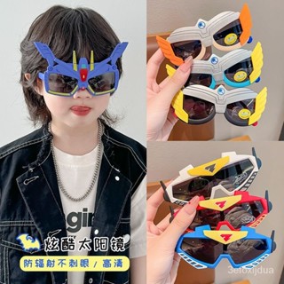 【依依推薦】2024新款兒童太陽鏡變形金剛卡通男孩墨鏡防紫外綫潮時尚眼鏡