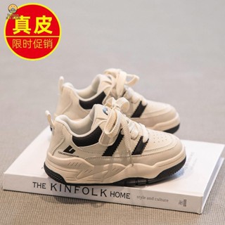 熱賣款真皮女童 運動鞋 運動鞋春秋季新款 兒童 運動鞋 鞋子軟底 板鞋低輕便休閑鞋WM