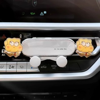✨通用汽車手機支架 卡通可愛內女 重力式 防抖 手機夾 車用手機架 出風口手機架 汽車手機架 手機架 導航支架 車用支架
