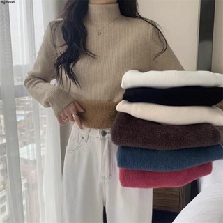 🔥 熱賣爆品 加絨內搭T賉👍一體絨毛衣女秋冬2023新款洋氣加厚加絨內搭半高領針織打底衫上衣