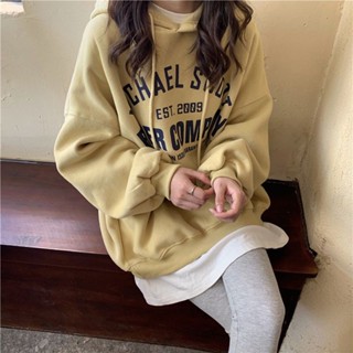 Tianx✨秋冬季韓版新款超火ins寬鬆小個子原宿風學生連帽衛衣外套女裝BF