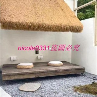 （訂金價格，聊聊諮詢）模擬地毯加厚茅草瓦屋頂仿古人造假稻草戶外隔熱裝飾庭院屋頂鋪墊