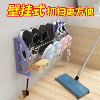 臺灣熱賣 【桃園出貨】門後鞋架防盜門收納鞋架子簡易多層壁掛式免打孔拖鞋門口收納神器