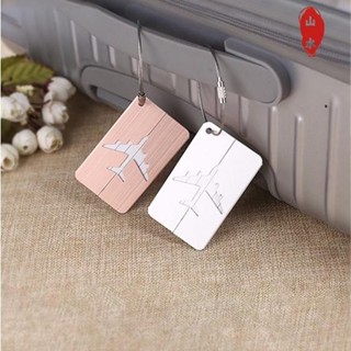 【客製&可開統編】行李牌 金屬行李牌 登機牌 飛機託運牌 /行李箱吊牌 安全防盜標識牌 掛牌/山水