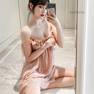 兩小無蔡👑吊帶性感睡衣女情趣內衣居家服大尺碼100公斤一字領低領蕾絲性感純慾無袖弔帶睡裙女 特大碼200斤可穿睡裙睡衣