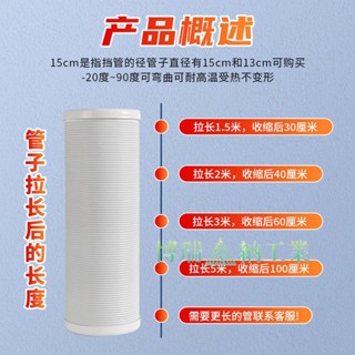 特惠#移動空調美的專用排風管排氣管卡圈配件伸縮管排熱管加長鋼絲軟管
