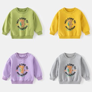 ☁小雲朵☁兒童套頭衛衣韓版秋季新品上衣男童卡通印花女寶寶寬鬆春秋長袖潮
