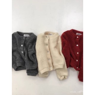 小象寶寶衣服 嬰兒衣服 韓版毛茸茸針織毛衣 寶寶外套 嬰兒外套 兒童外套 寶寶上衣 嬰兒上衣