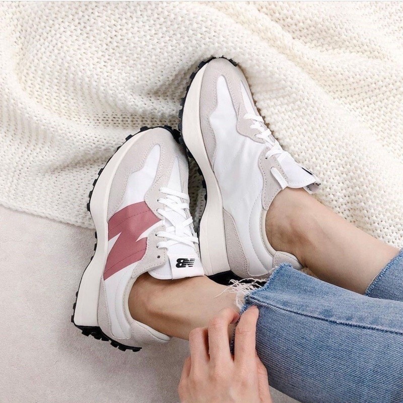 正品 New Balance 327 乾燥玫瑰 紅豆奶茶 白灰粉 女休閒鞋 運動鞋 NB327 WS327CD