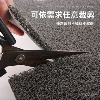 💯桃園出貨✔️ 絲圈 地墊 酒店門墊 家用進門 腳墊 入戶大門口 塑膠 防滑墊子 可定製 裁剪