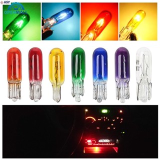 適用於10Pcs W2W T5 12V 1.2W 汽車鹵素燈儀表燈儀表板 T5 LED 燈泡儀表燈汽車車內燈