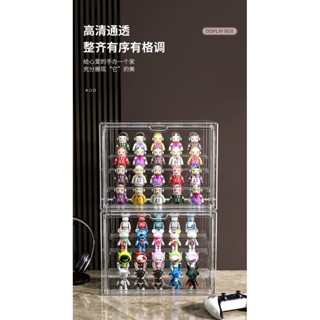 收納櫃 展示櫃 手辦展示 櫃子 透明 今日特價透明展示盒磁吸泡泡瑪特手辦展示架頭盔收納盒頭盔展示櫃 亞剋力 sam