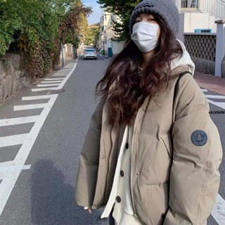 外套女 棉服 棉衣 加厚 冬季外套 防風厚外套 羽絨棉服女冬2024新款棉襖外套學生韓版寬松加厚棉衣麵包服ins潮