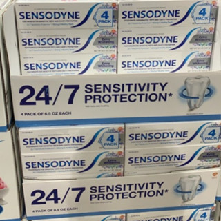 【免運速速嚕】好市多Costco/舒酸定長效抗敏牙膏/極致亮白配方/單條184公克/抗敏感牙膏
