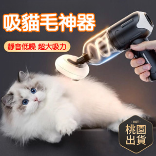 【桃園出貨】貓毛電動清理器 寵物吸毛器 養貓專用吸毛神器 寵物毛刷 狗毛粘毛神器 家用吸毛器 大吸力 可水洗