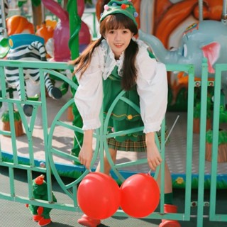 【聖誕服飾】聖誕節衣服 cos服 角色扮演 聖誕節聖誕cos服裝衣服可愛綠色兒童聖誕樹聖誕樹服裝Christmas服