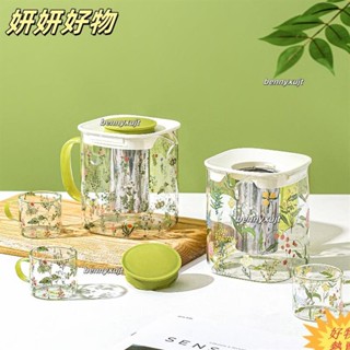 【臺灣熱賣】玻璃茶壺玻璃茶杯耐高溫高顏值下午茶套裝PSK