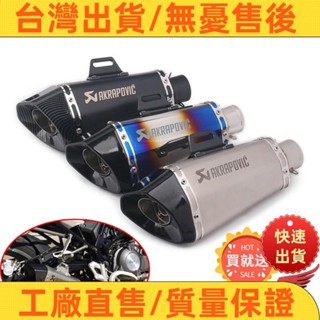 臺灣熱售 摩托車機車改裝XMAX 250臺蠍排氣管通用SMAX155卡夢排氣蠍子管六角小阿魯 CBR150 MSX125