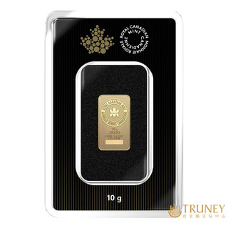 【TRUNEY貴金屬】加拿大皇家金條10公克 - 檢驗卡裝