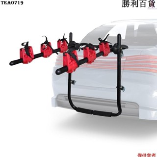 臺灣出貨新品後備箱安裝自行車架支撐 3 輛自行車重型汽車後自行車架行李架相容卡車 SUV 小型貨車