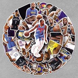 ✨臺灣出貨✨【新品上架】50張杜蘭特塗鴉創意NBA籃球明星貼畵diy水杯行李箱筆記本防水貼紙