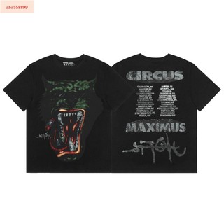 Travis Scott Utopia Circus Maximus2023 Tour ll 狼頭T恤【可心服飾】