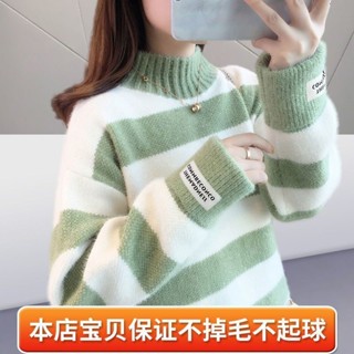 大尺碼毛衣女 針織毛衣🚚雪尼爾高領加絨毛衣女加厚冬裝2021年新款保暖打底衫秋冬洋氣內搭