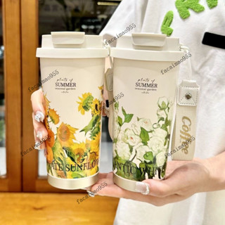 不鏽鋼咖啡保溫杯 咖啡隨行杯 保溫咖啡杯 吸管保溫杯 咖啡保溫杯 雙飲保溫瓶 隨行保溫咖啡杯 保冷杯 吸管保溫杯