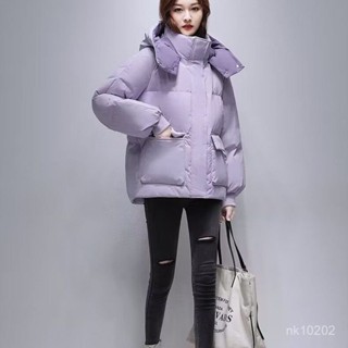 🍁秋冬上新🍁 高檔羽絨棉衣女外套2024新款麵包服百搭冬裝韓版寬鬆短款連帽棉服
