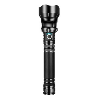 特種兵P90四核超亮手電筒強光 可充電戶外傢用 LED遠射照明探照燈 登山手電筒 特種兵手電筒 強光led