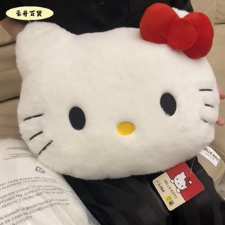 豪貨推薦😎Kitty貓咪可愛毛絨玩偶公仔床頭靠墊午睡枕抱枕閨蜜禮物車用靠墊