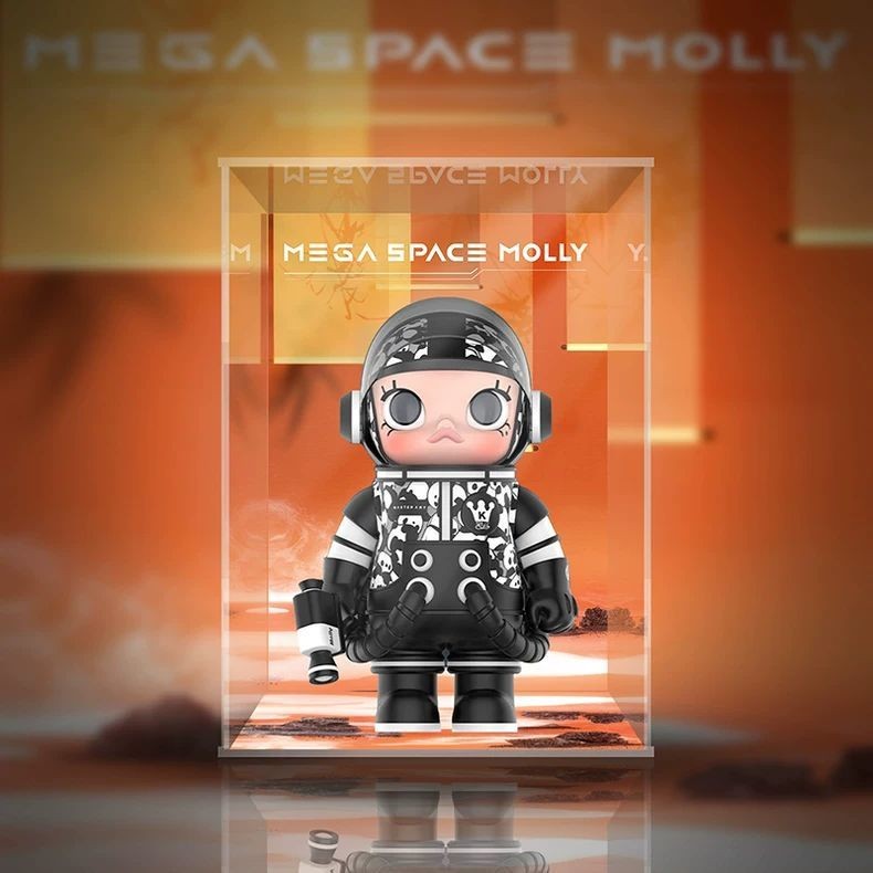 【盒子行動】泡泡瑪特MEGA SPACE Molly400% 美林的禮物 潮玩展示盒 泡泡瑪特展示櫃