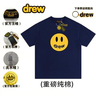 🔥💥DREW HOUSE笑臉小眾潮牌美式高街FOG短袖T恤男情侶休閒複古上衣女優選 61IO
