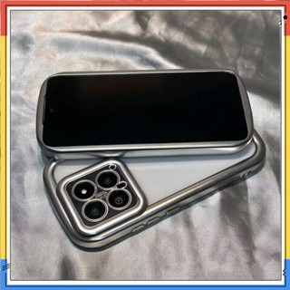 【優殼】馬卡龍泡芙銀適用iPhone15手機殼14Pro/13/12/11矽膠XSMax/XR/SE2