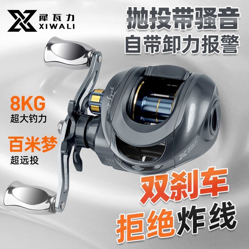 【限時下殺】-水滴輪 捲線器 釣魚捲線器   機械騷音 小高爾夫 微物 泛用 遠投 騷音 路亞 打黑 防炸線 小烏龜